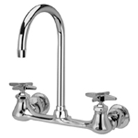AquaSpec® wall-mount sink faucet with 5-3/8