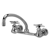 AquaSpec® wall-mount sink faucet with 9-1/2