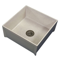 Stainless Steel Strainer Drain for Square Drain Sinks by Strictly Sinks  SD-SS