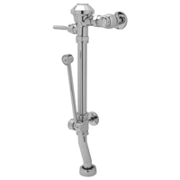 Exposed Manual Flush Valve with Bedpan Washer for Water Closets for Handicap Grab Bar Applications
