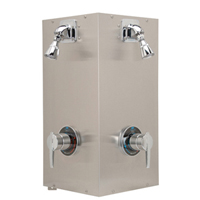 Institutional Shower Unit, Two Person Station