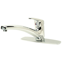 AquaSpec® single-control deck-mount kitchen faucet with sprayer