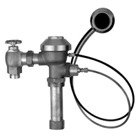 Concealed Flush Valve with Hydraulic Actuator for Water Closets