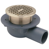 Shallow Body Floor Drain with Side Outlet and “Type B