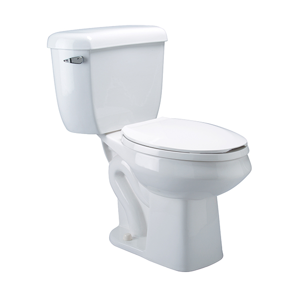 Dual Flush Pressure Assist, ADA Height, Elongated, Two-Piece Toilet