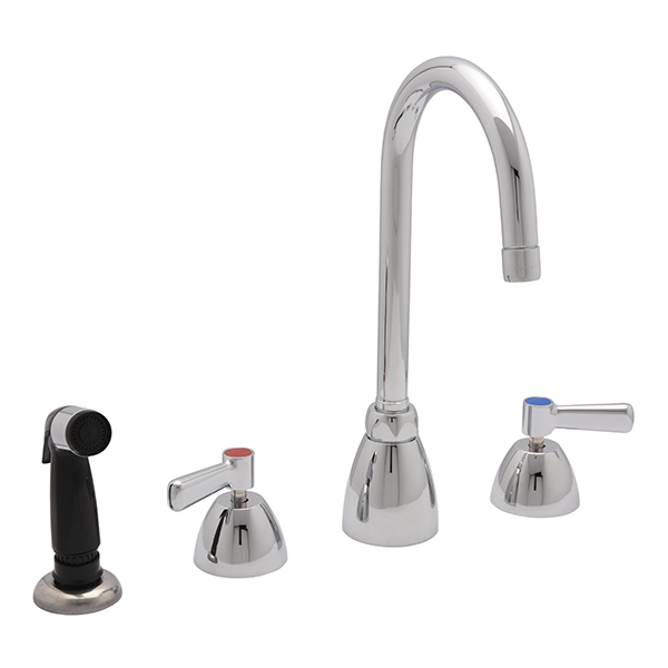 AquaSpec® widespread faucet with 5-3/8