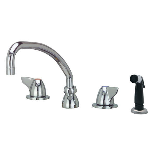 AquaSpec® widespread faucet with 9-1/2