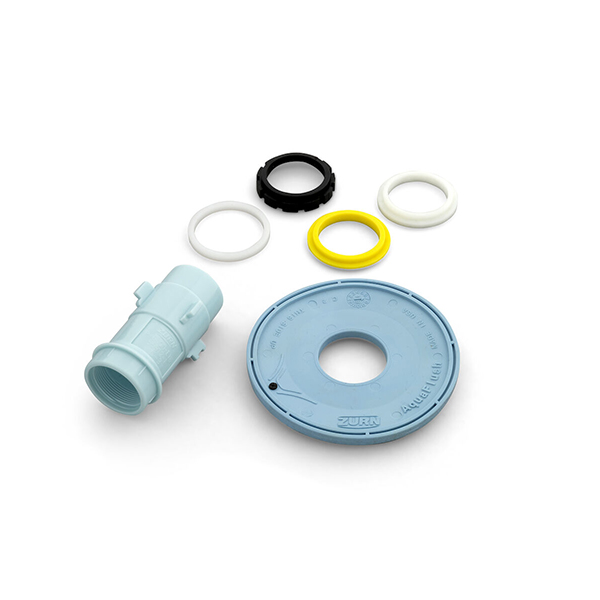 Guide Assembly with 3 Flow Rings for AquaFlush® Chemical-Resistant Diaphragm Flush Valve